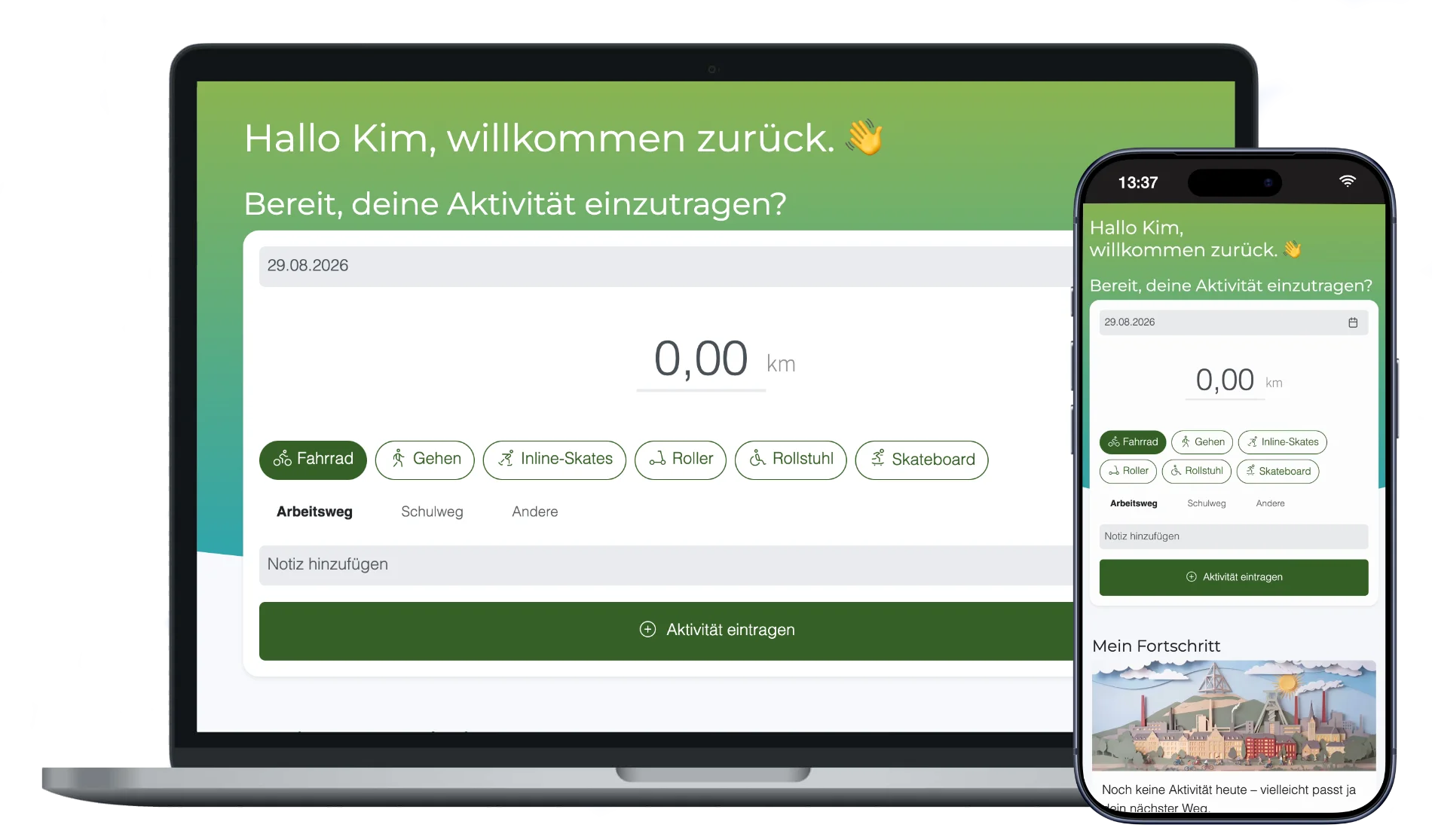App screen